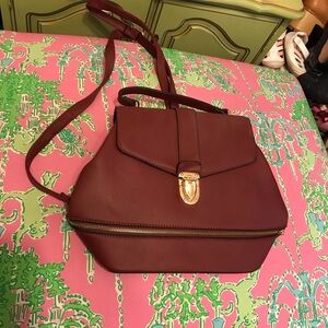 Malibu Skye Burgundy Women's convertible backpack Bag